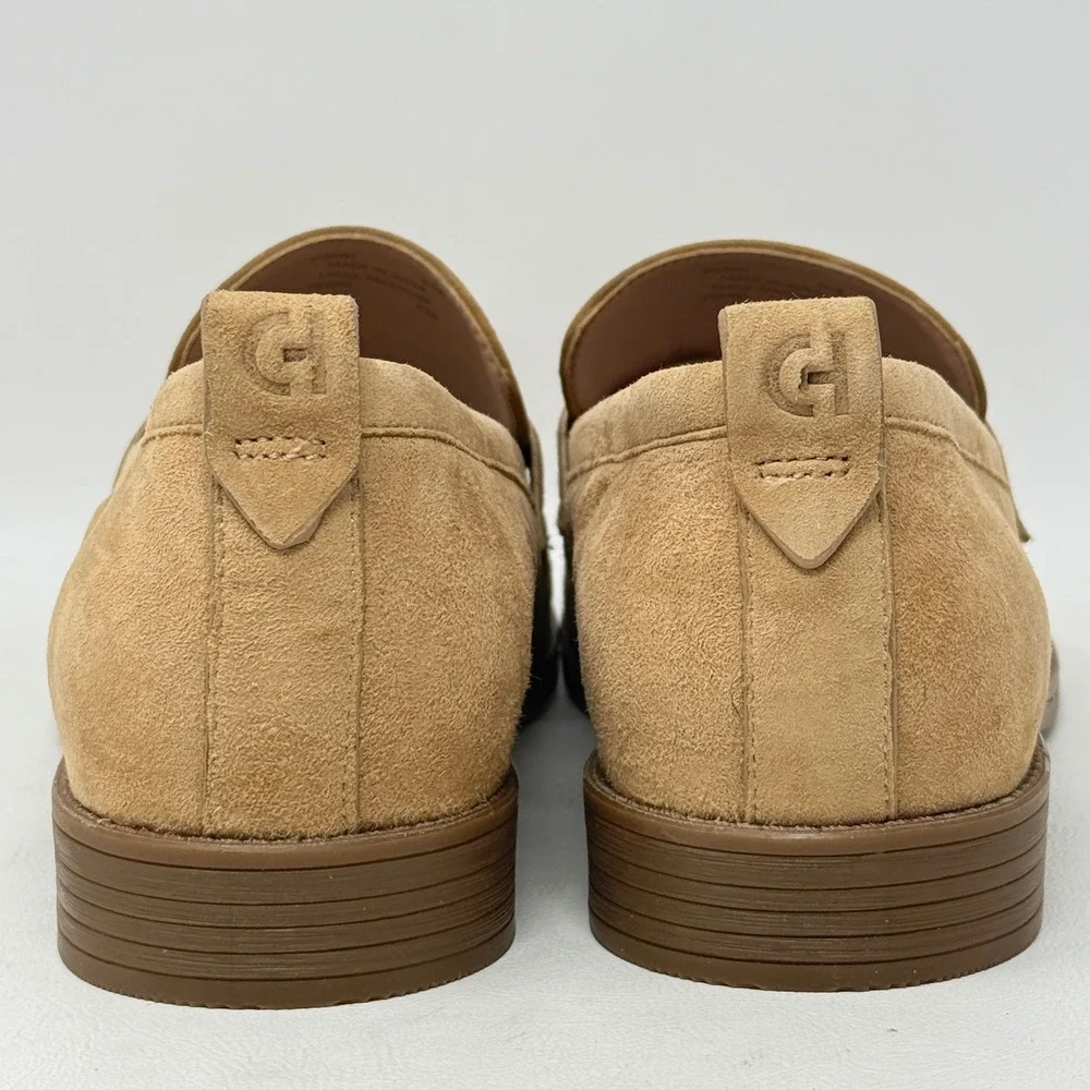 Cole Haan Stassi Biscuit Penny Loafer 9.5 Women Preppy Heritage Academia Suede